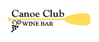 Canoe Club Wine Bar logo with paddle.