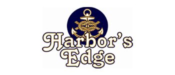 Harbor's Edge logo with anchor design.