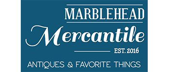 Marblehead Mercantile logo, antiques and favorites.