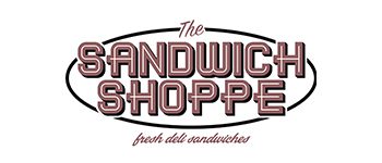 The Sandwich Shoppe logo with tagline.