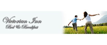 Victorian Inn Bed & Breakfast, couple in meadow.