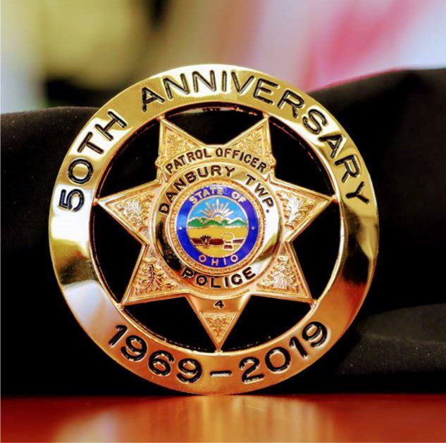 50th Anniversary Danbury Twp. Police Badge